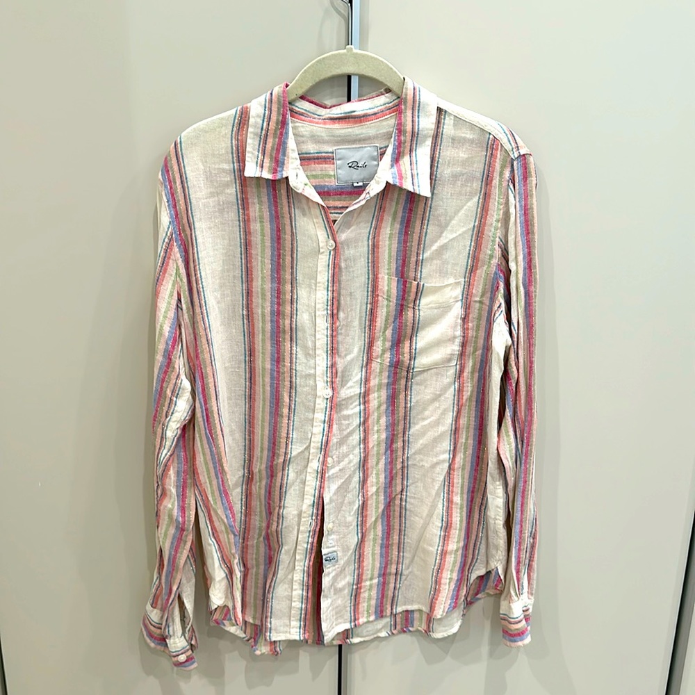 Rails Button Down Blouse Small - image 1